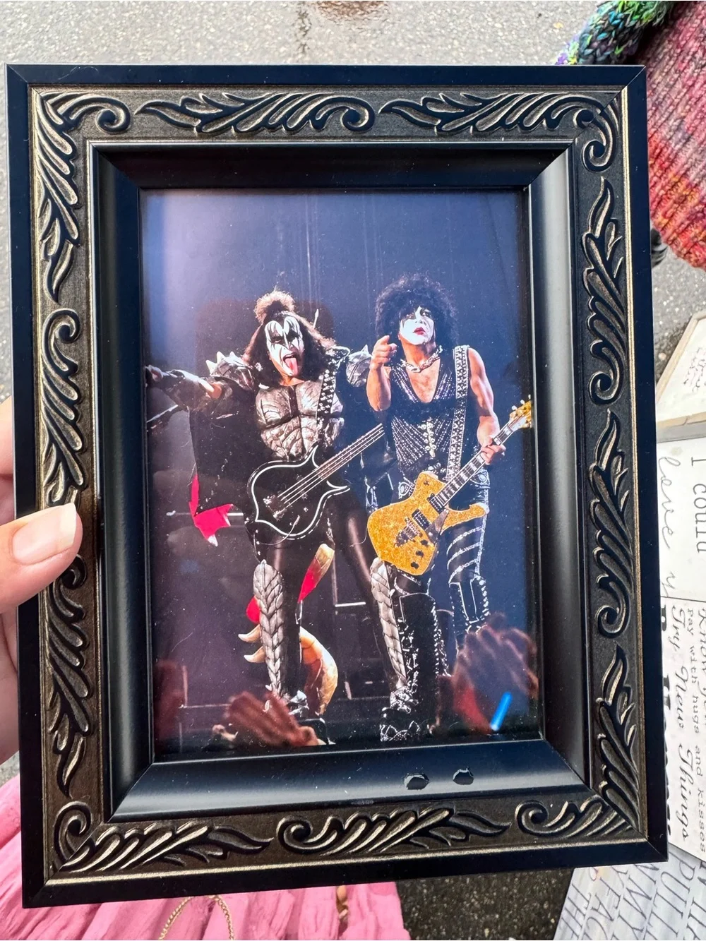 KISS live in Vancouver Framed Black Decorative Photo Art - Rock Performance - Picture 2 of 4